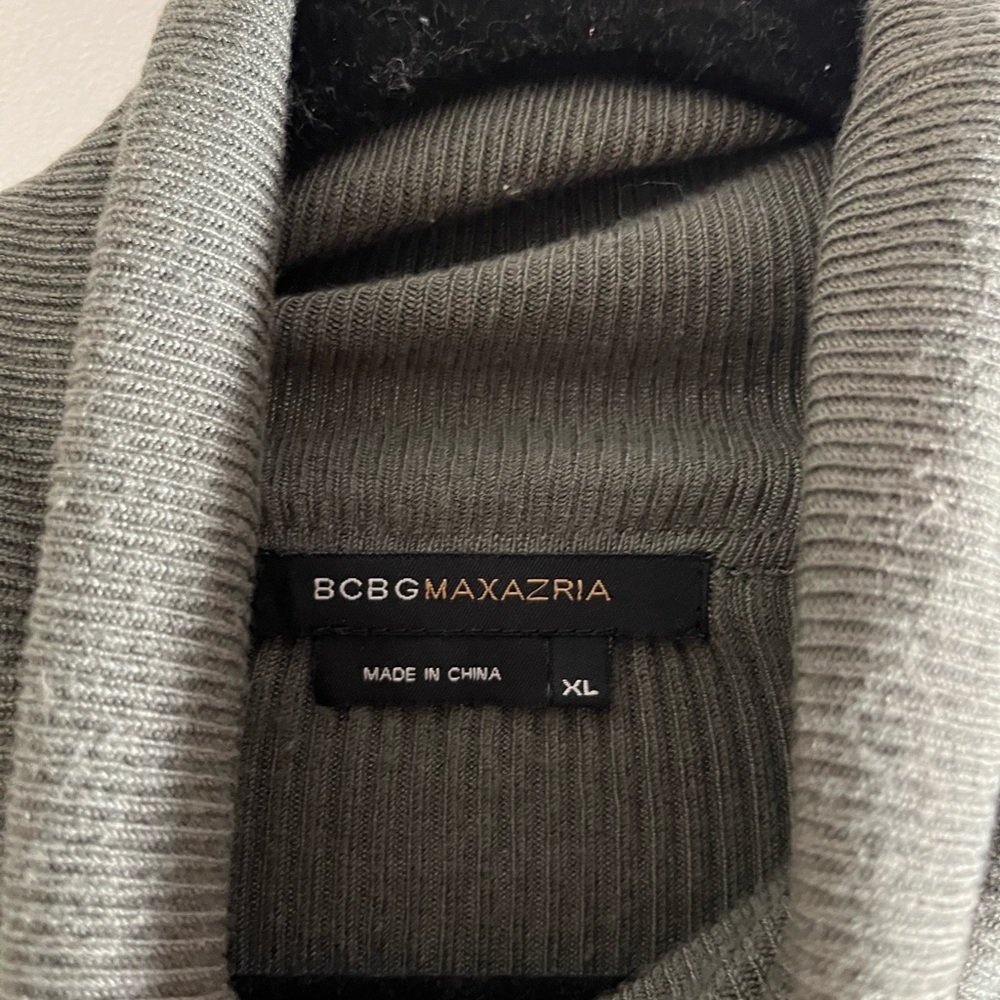 BCBGMaxAzria Olive Turtleneck Sweater Dress - Picture 2 of 11